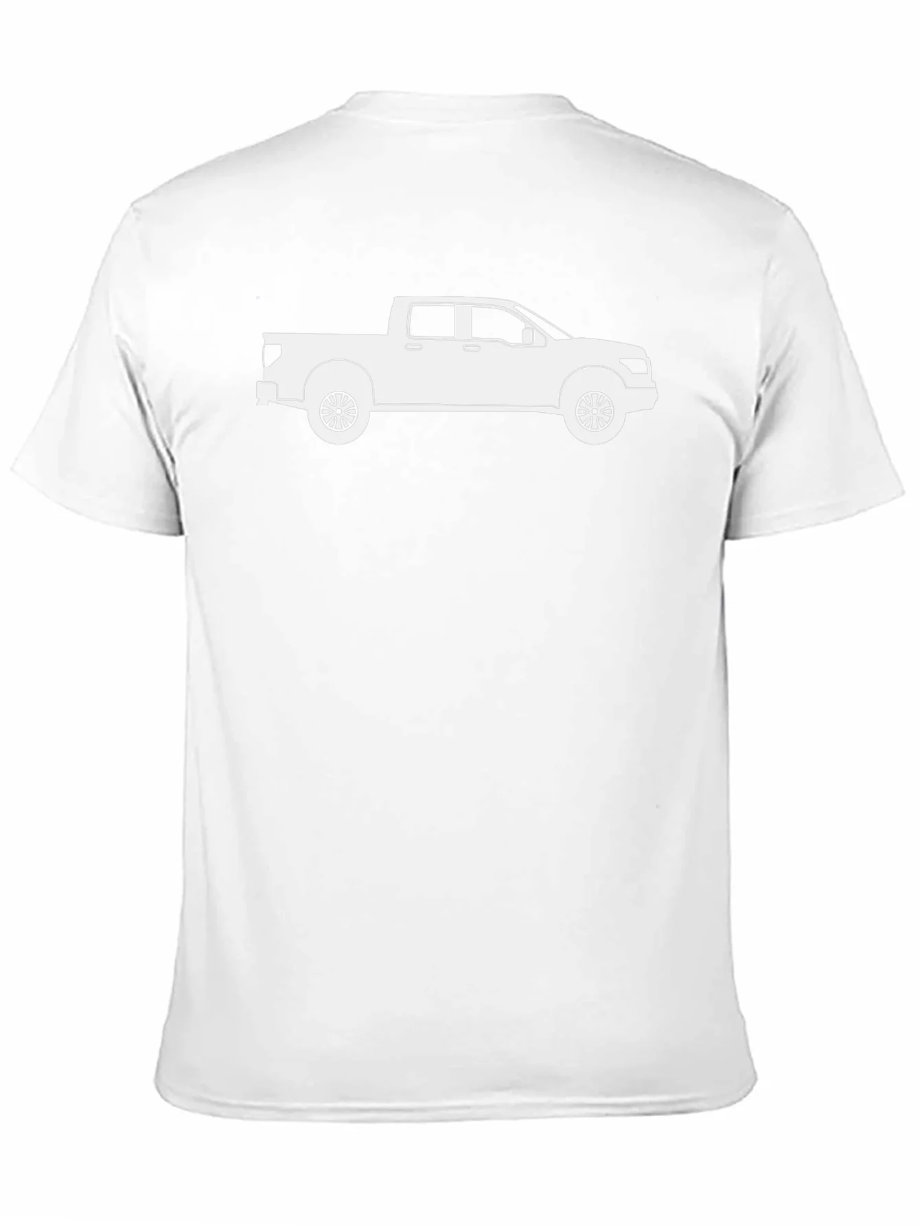 Camiseta Negra con Dise?o de Camioneta Pickup