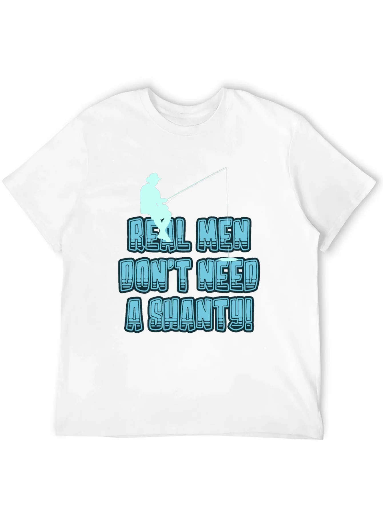 Camiseta Hombre: Pesca sin Caba?a ?Estilo Aut¨¦ntico!