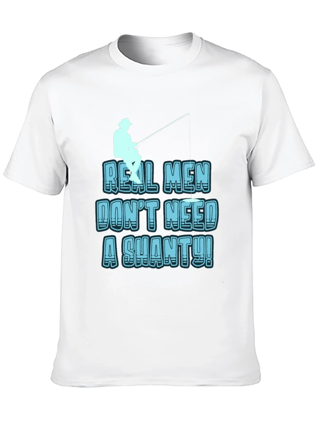 Camiseta Hombre: Pesca sin Caba?a ?Estilo Aut¨¦ntico!