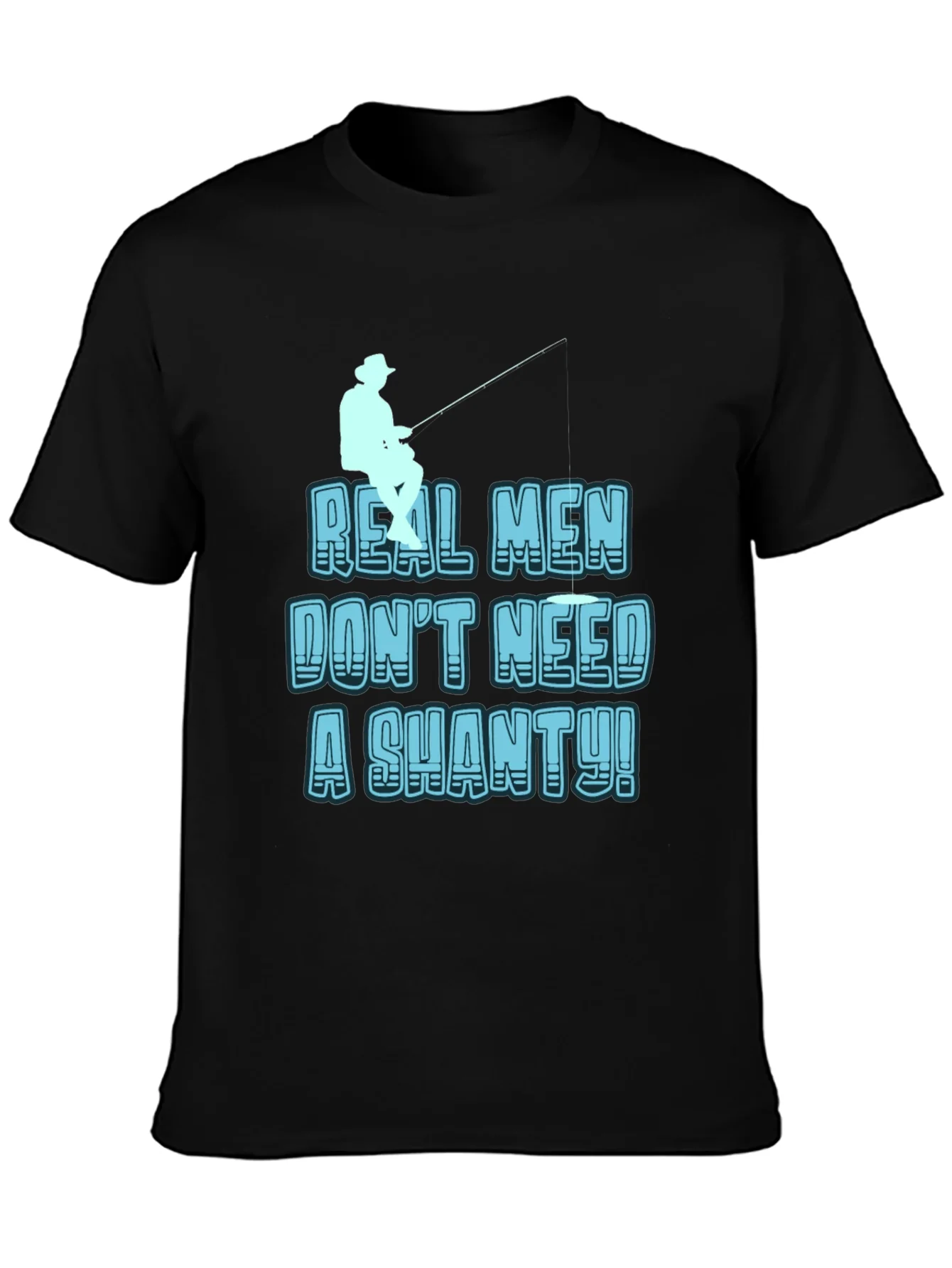Camiseta Hombre: Pesca sin Caba?a ?Estilo Aut¨¦ntico!