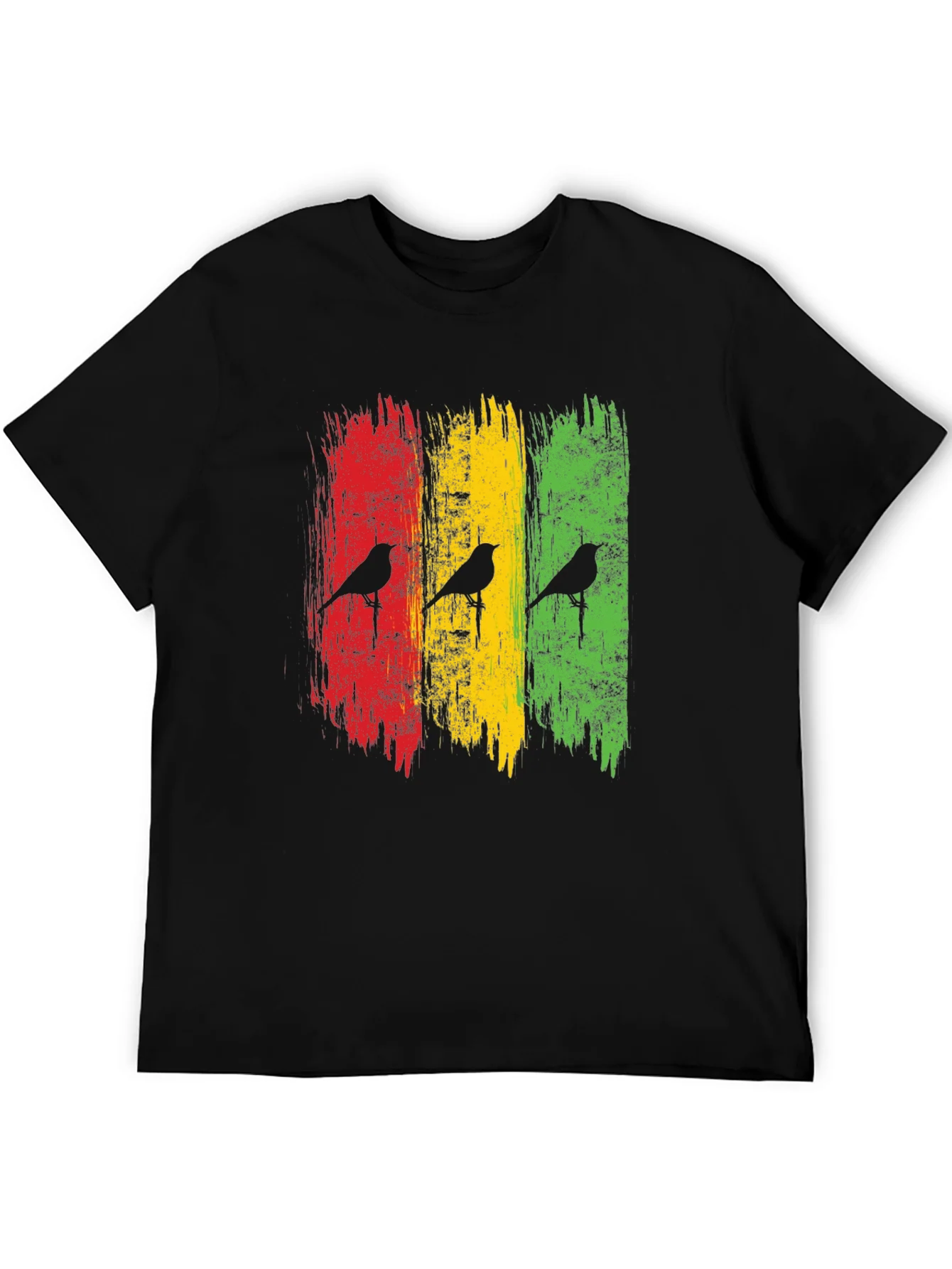 Camiseta Hombre Dise?o Rastafari Aves