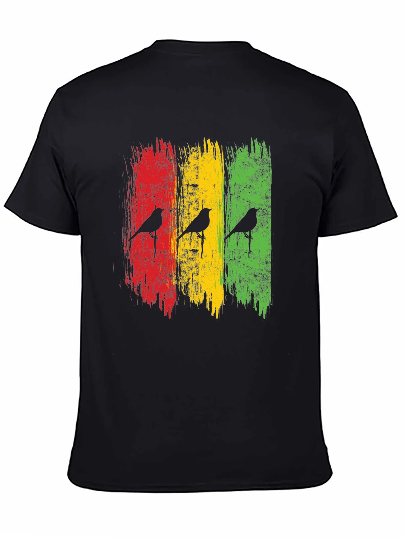 Camiseta Hombre Dise?o Rastafari Aves