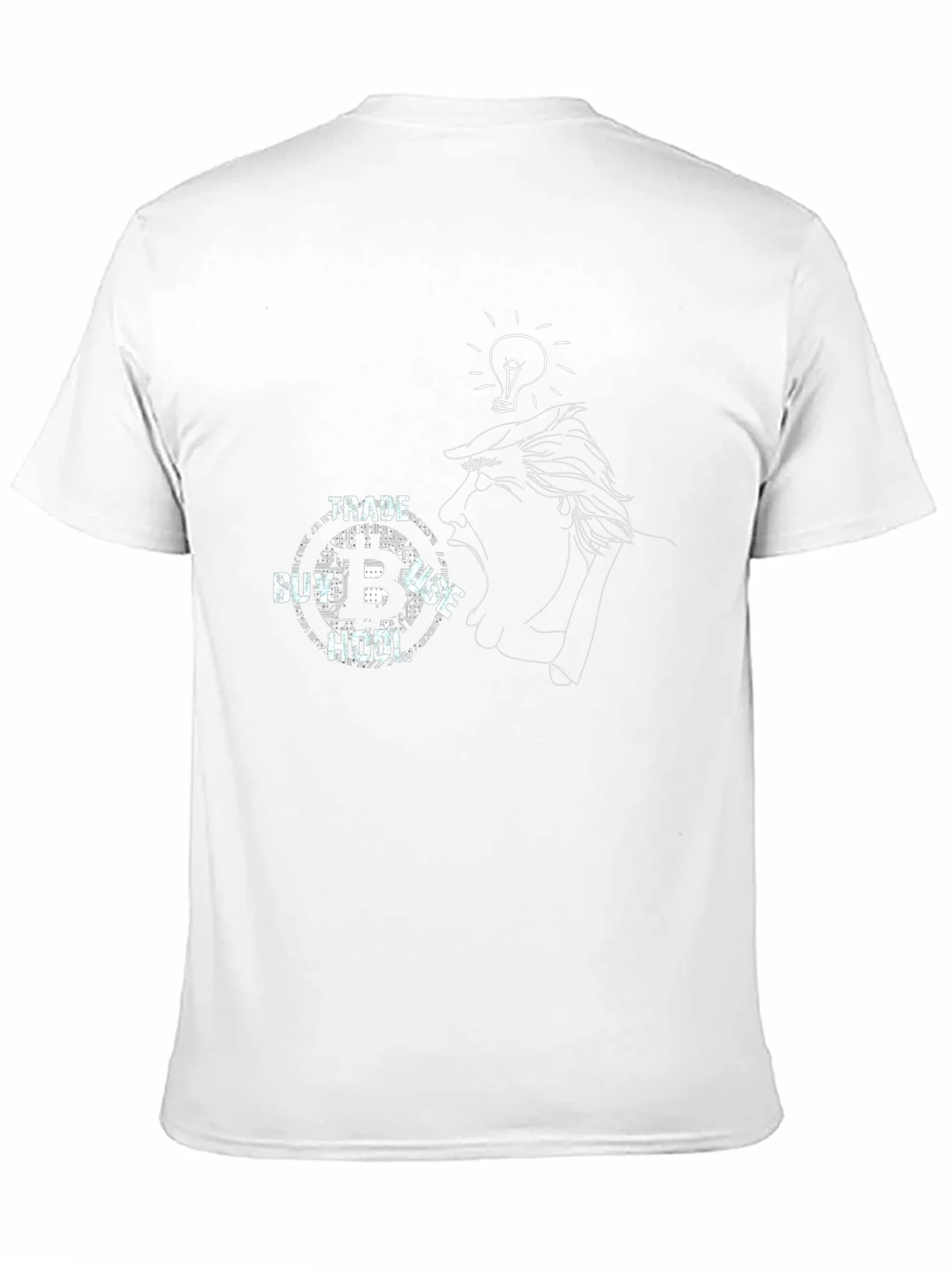 Camiseta Negra Bitcoin Trump: ?Comercia Compra Usa Hodl!