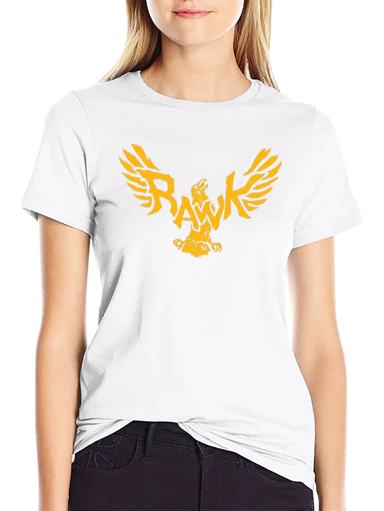 Rebbecca RAAWK Eagle Graphic Black T-Shirt