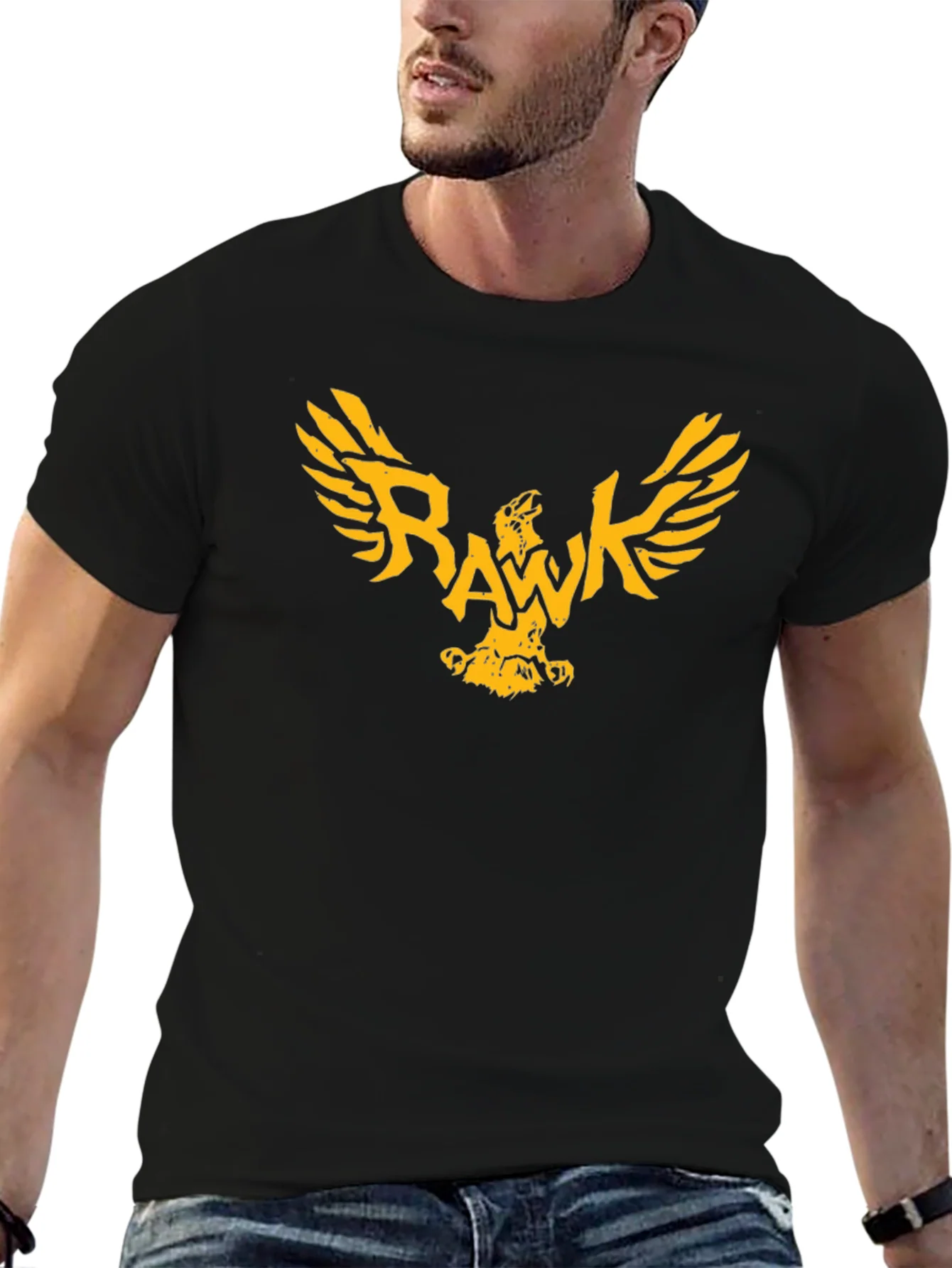 Rebbecca RAAWK Eagle Graphic Black T-Shirt