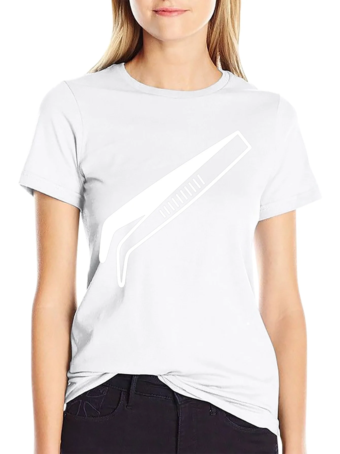 Rebbecca Cool Tweezers Graphic Tee - Black Cotton T-Shirt