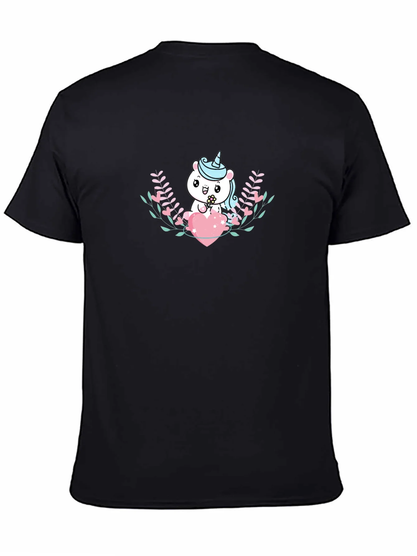 Rebbecca Cute Unicorn Heart Graphic T-Shirt