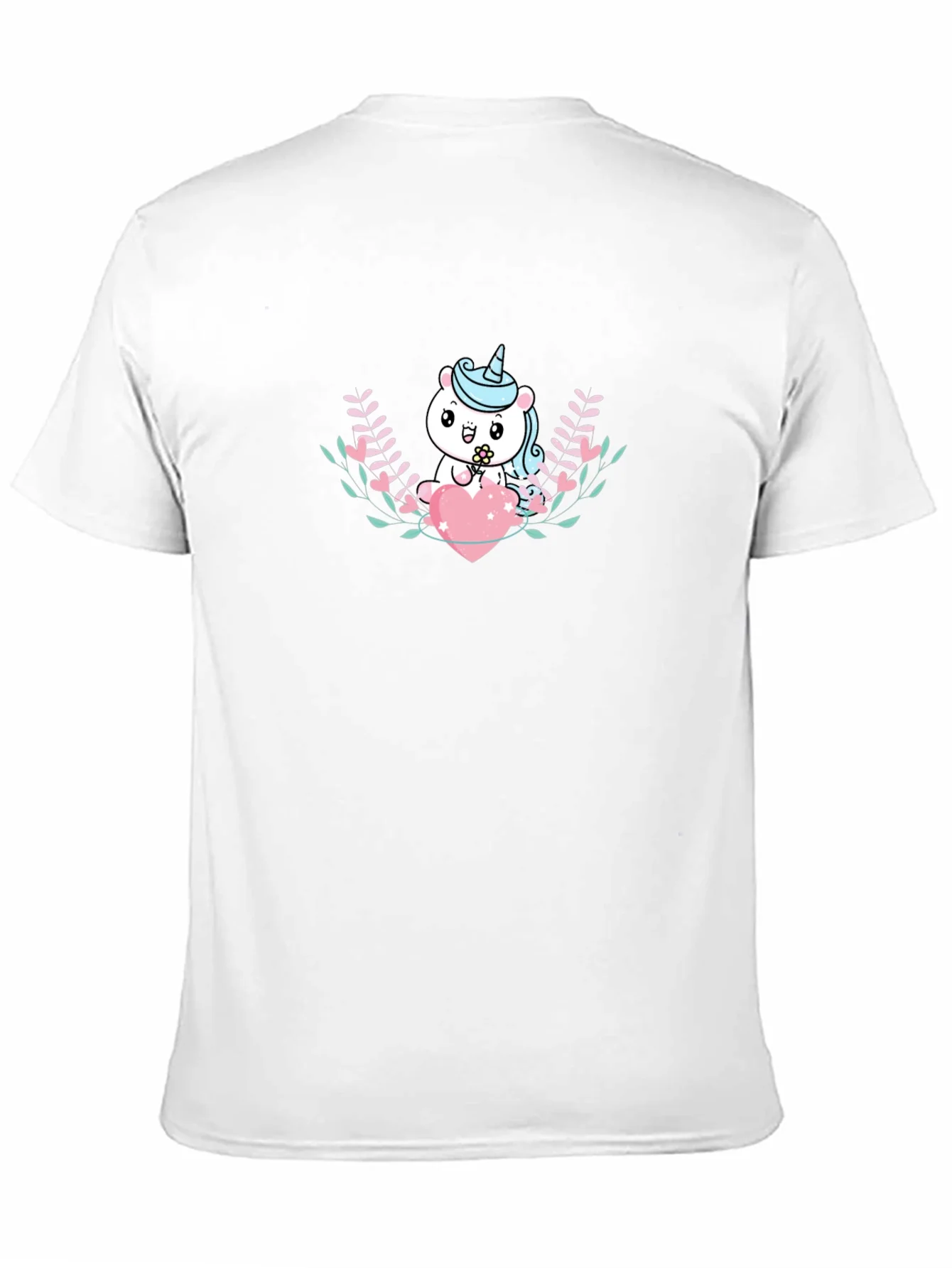 Rebbecca Cute Unicorn Heart Graphic T-Shirt