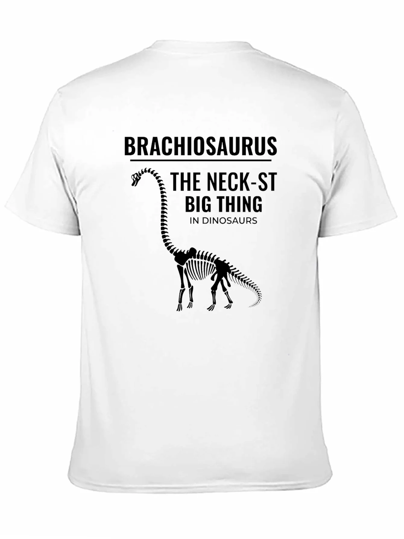 Camiseta Negra Brachiosaurus The Neck-st Big Thing