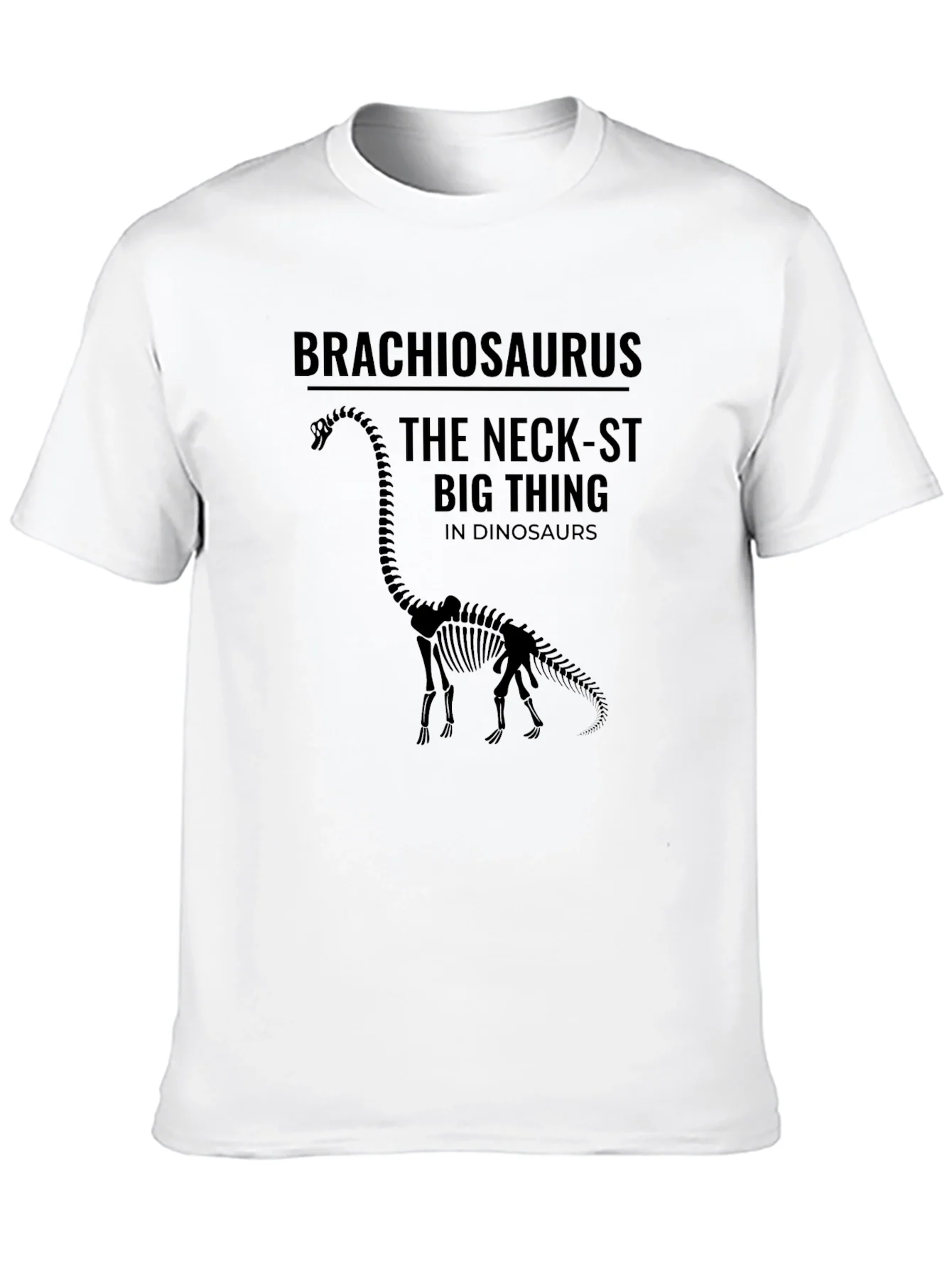 Camiseta Negra Brachiosaurus The Neck-st Big Thing