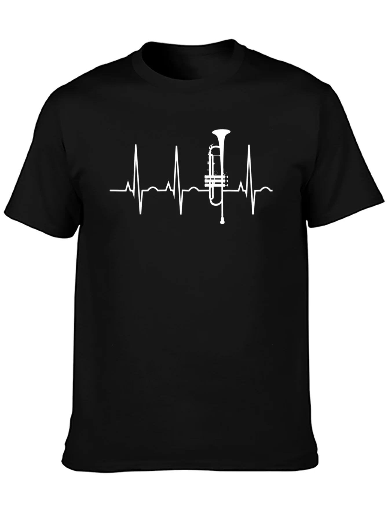 Rebbecca Trumpet Heartbeat T-Shirt - Musician Gift