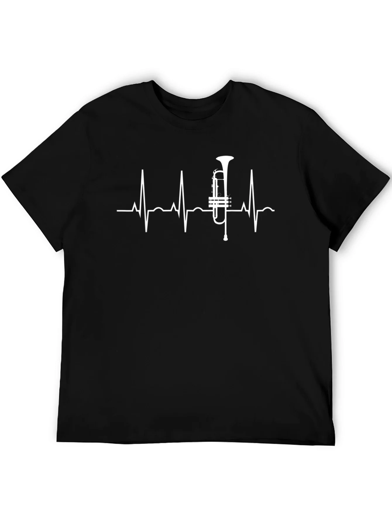 Rebbecca Trumpet Heartbeat T-Shirt - Musician Gift