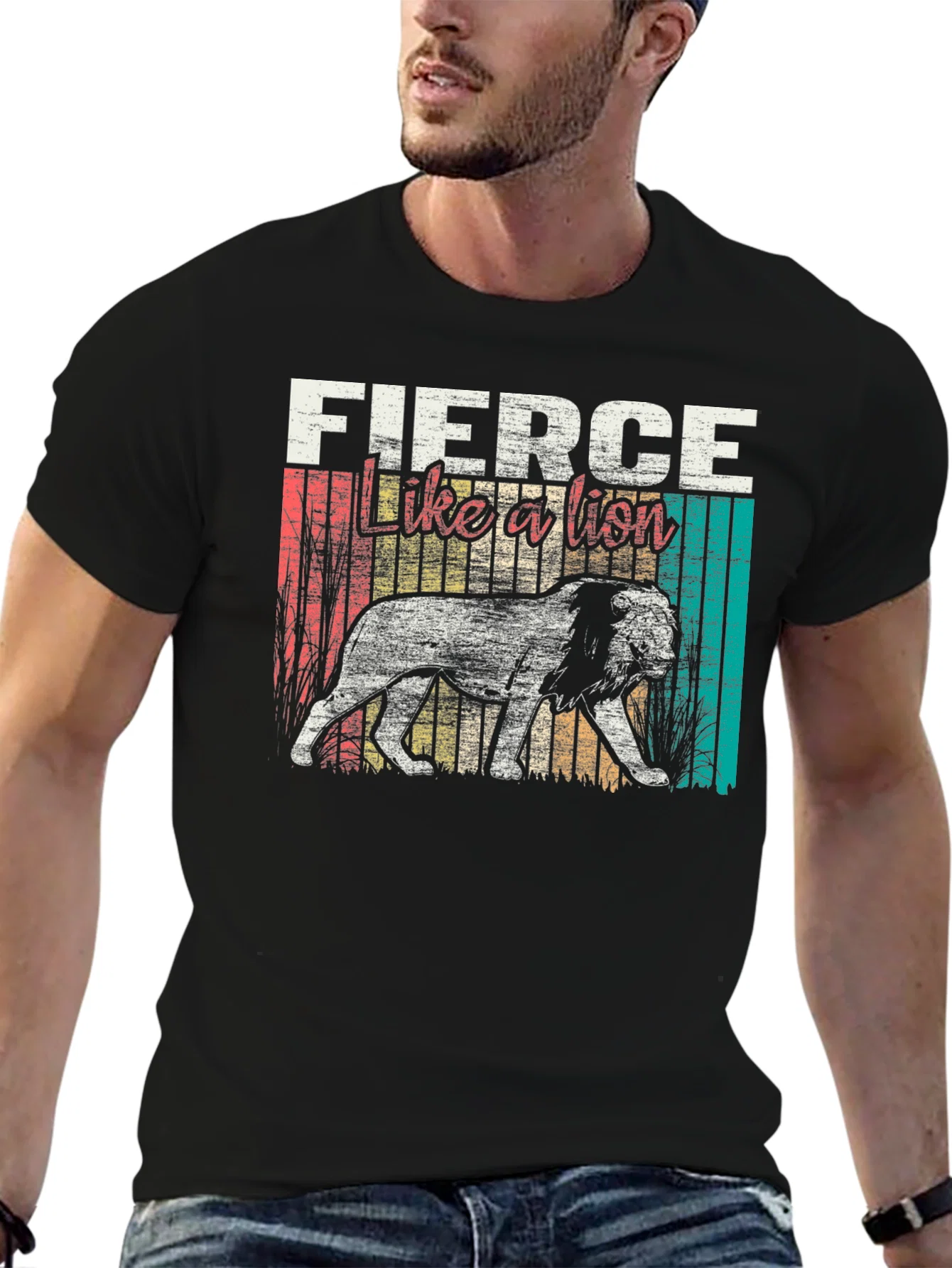 Rebbecca Fierce Like a Lion Graphic Tee