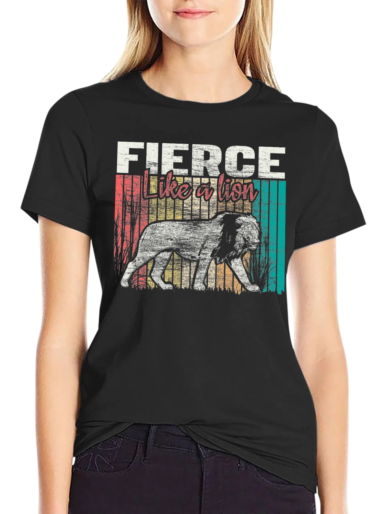 Rebbecca Fierce Like a Lion Graphic Tee
