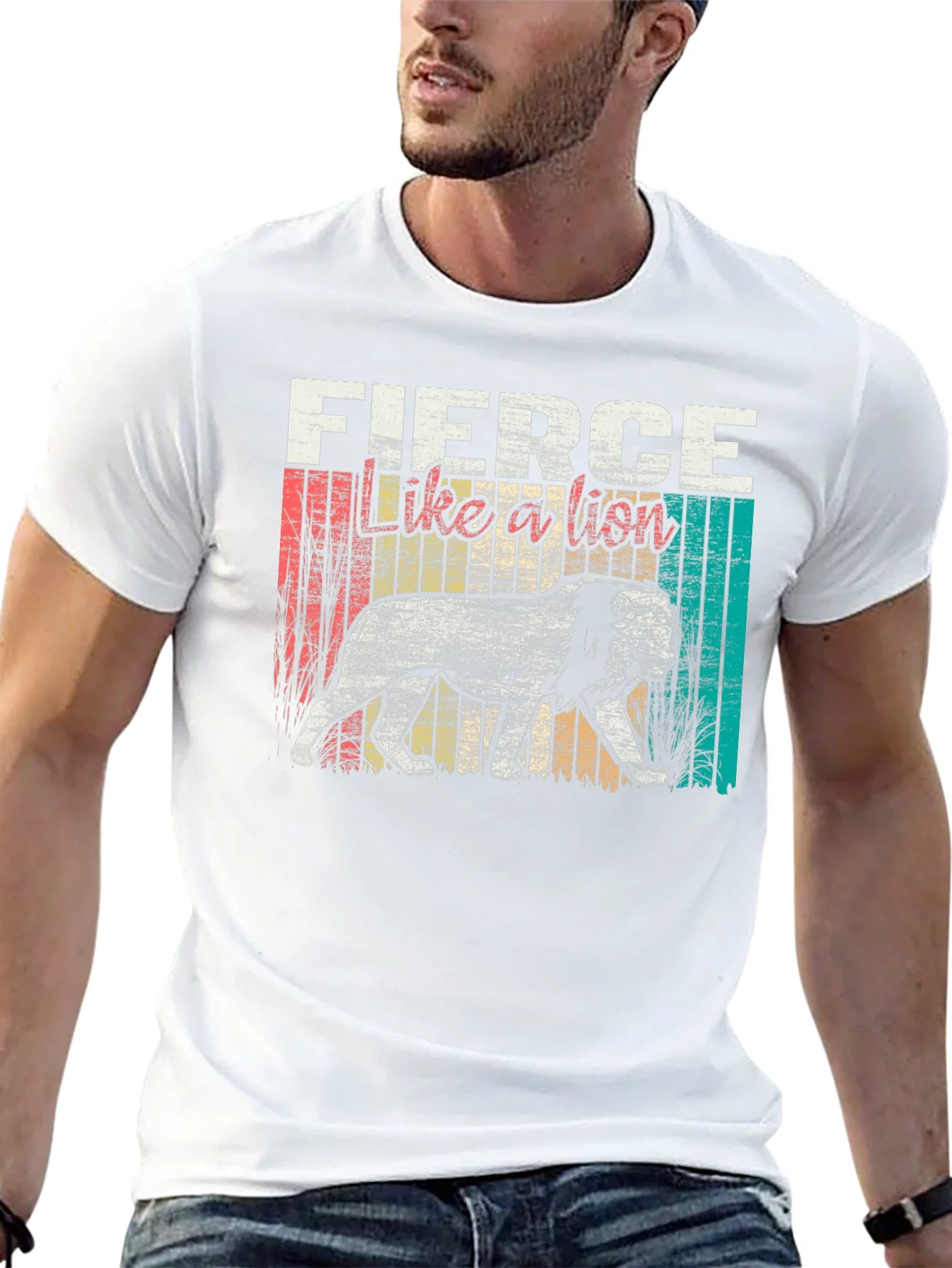 Rebbecca Fierce Like a Lion Graphic Tee