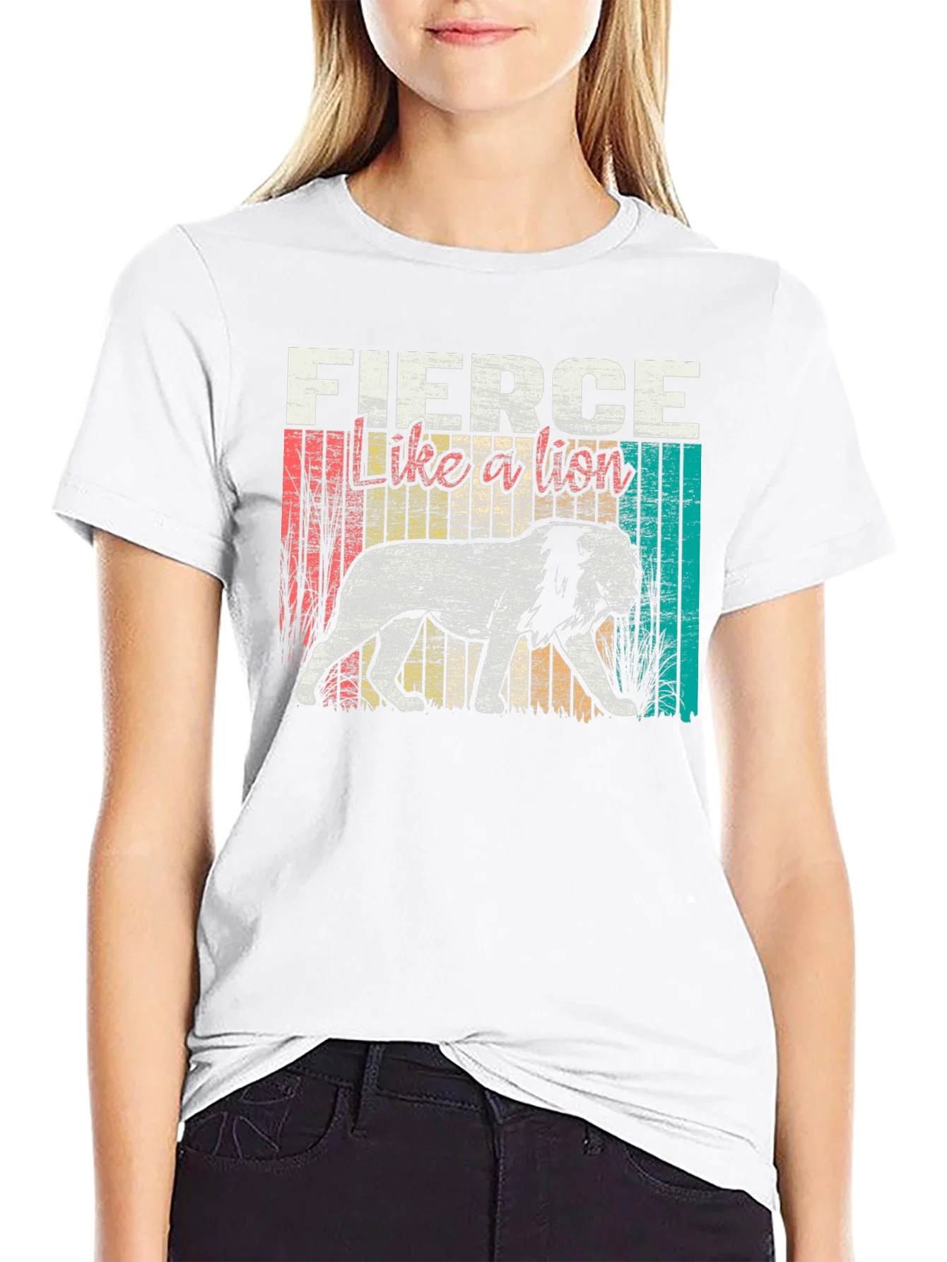 Rebbecca Fierce Like a Lion Graphic Tee