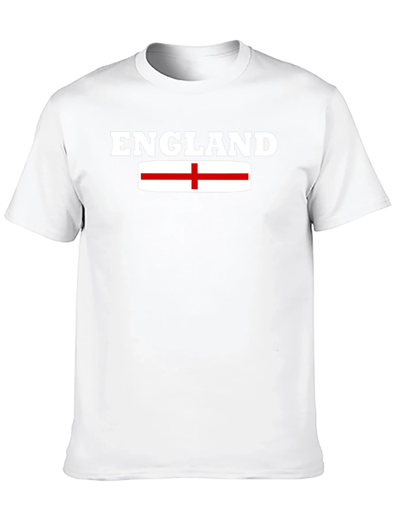 Camiseta Negra Inglaterra Bandera Inglesa Hombre
