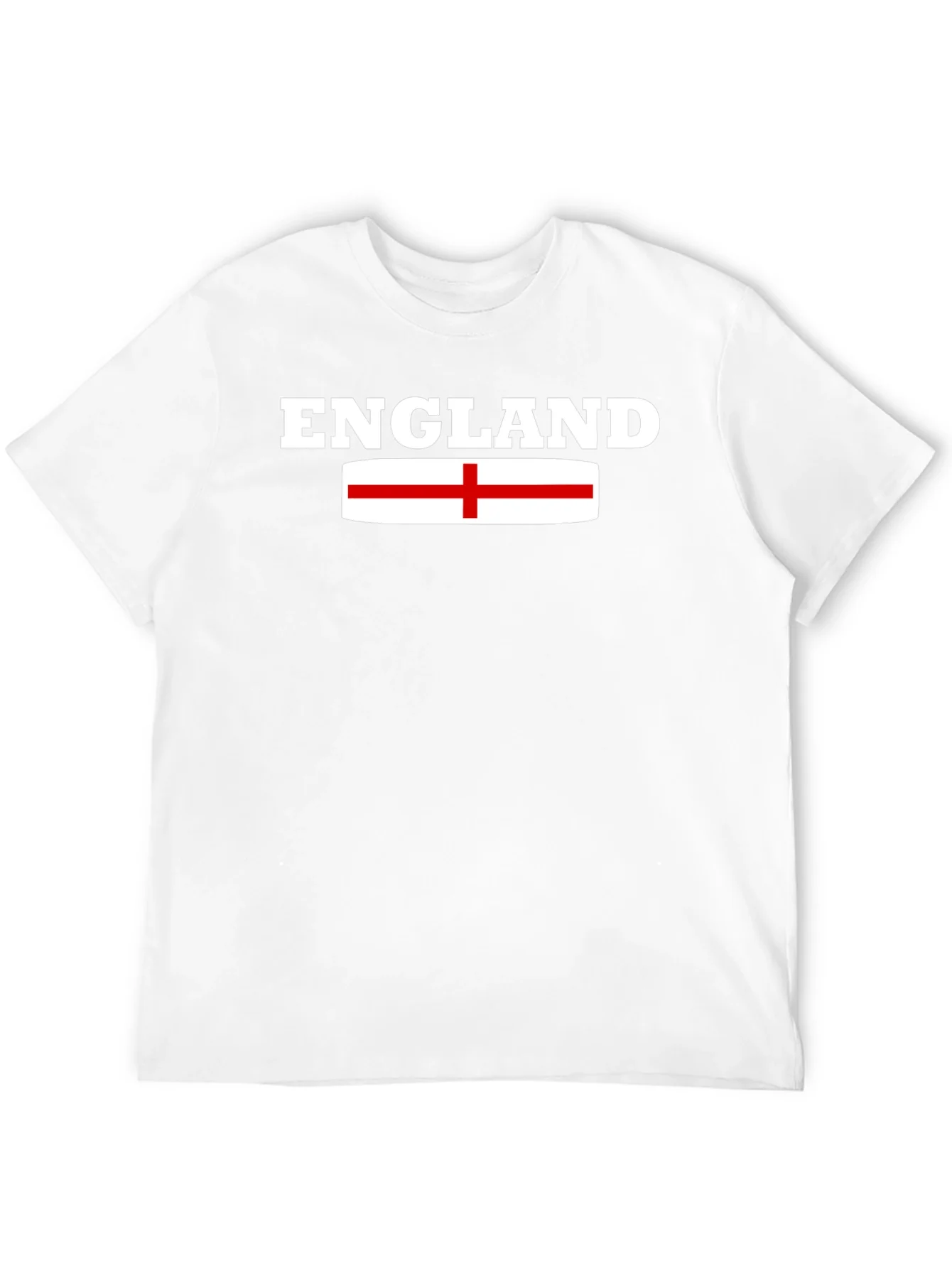 Camiseta Negra Inglaterra Bandera Inglesa Hombre