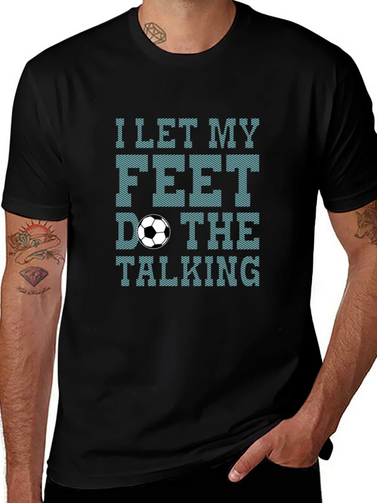 Rebbecca Soccer Feet Talking Graphic T-Shirt