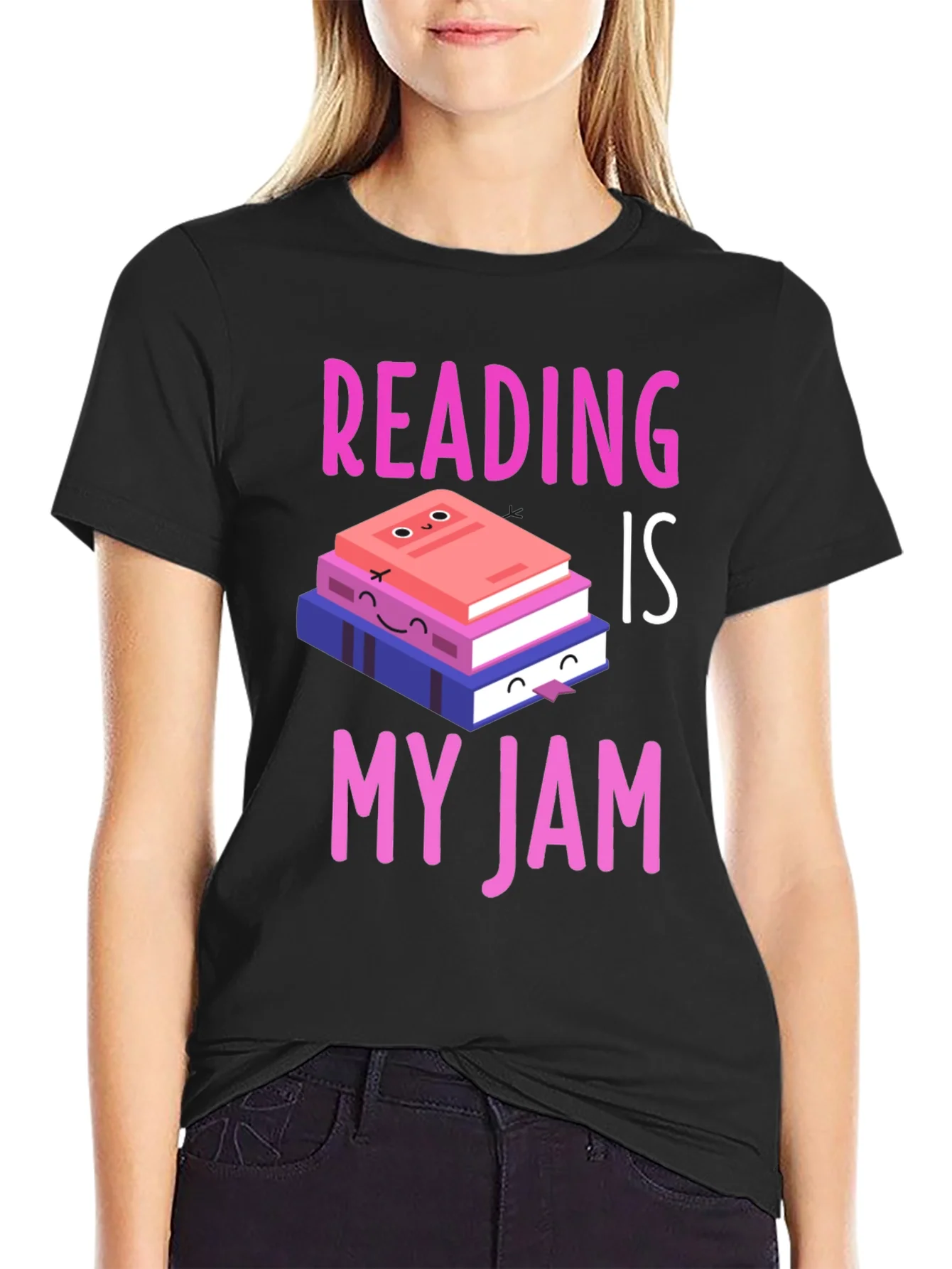 Rebbecca Reading Is My Jam Graphic Tee