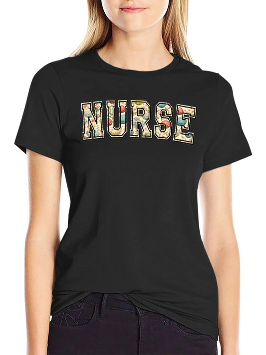 Rebbecca Floral Nurse T-Shirt - Stylish Comfort