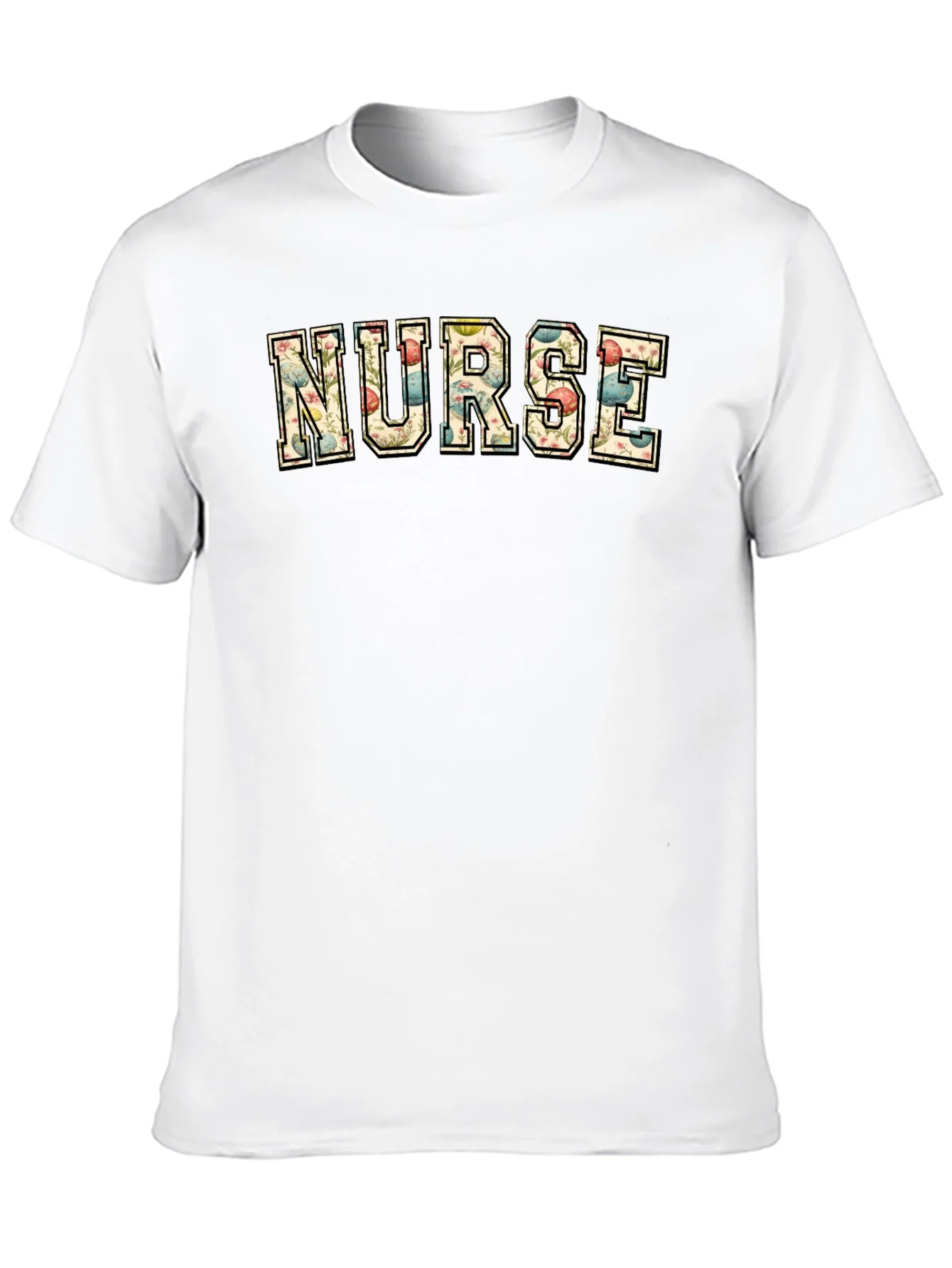 Rebbecca Floral Nurse T-Shirt - Stylish Comfort