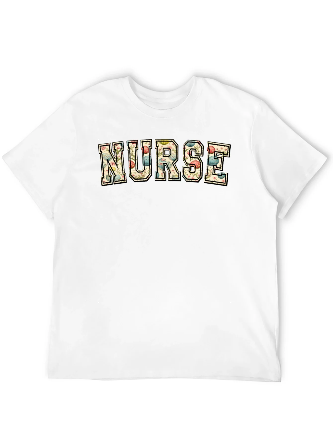 Rebbecca Floral Nurse T-Shirt - Stylish Comfort