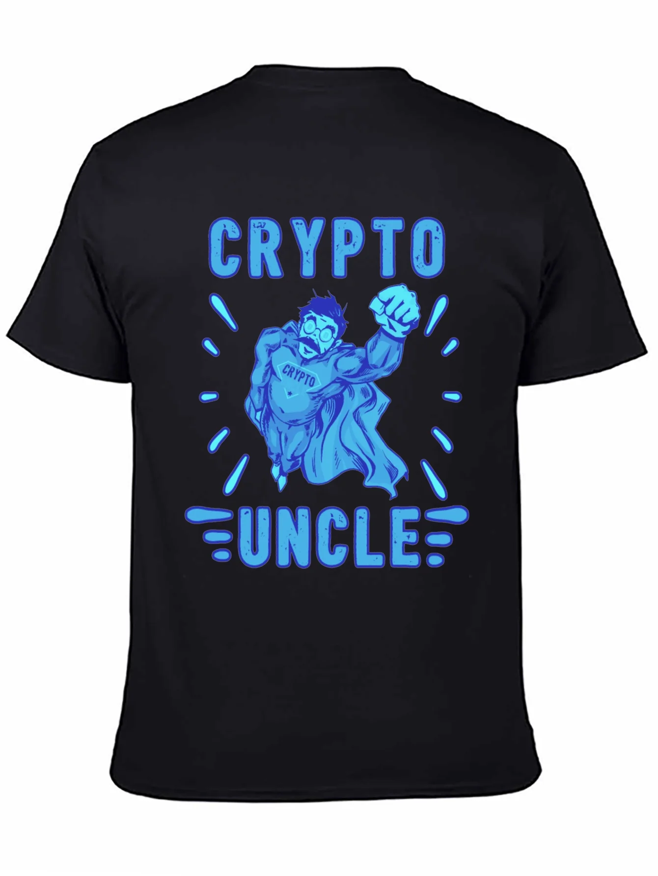 Camiseta Crypto Uncle - Dise?o Divertido