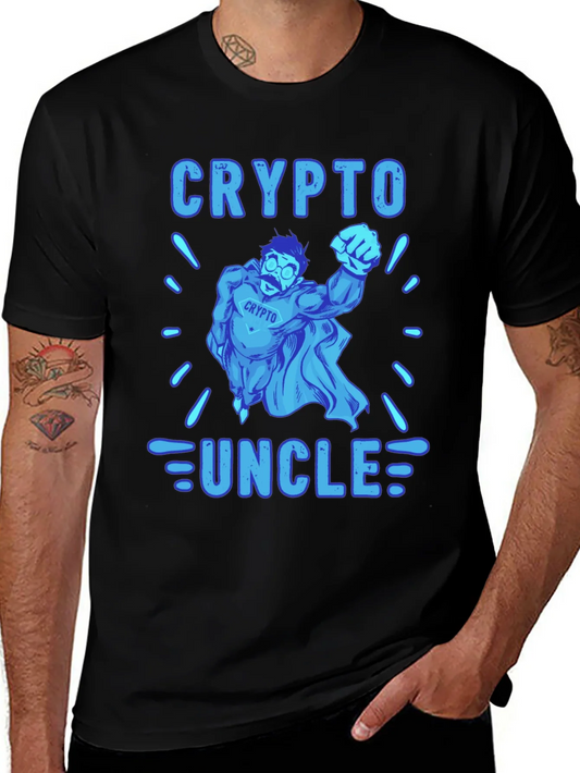 Camiseta Crypto Uncle - Dise?o Divertido