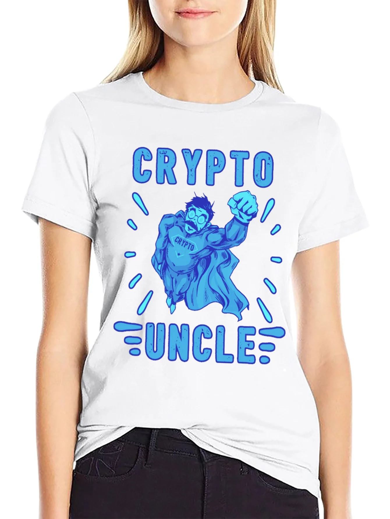 Camiseta Crypto Uncle - Dise?o Divertido