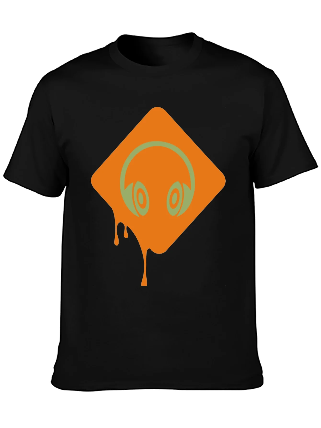 Rebbecca Headphones Graphic Black T-Shirt