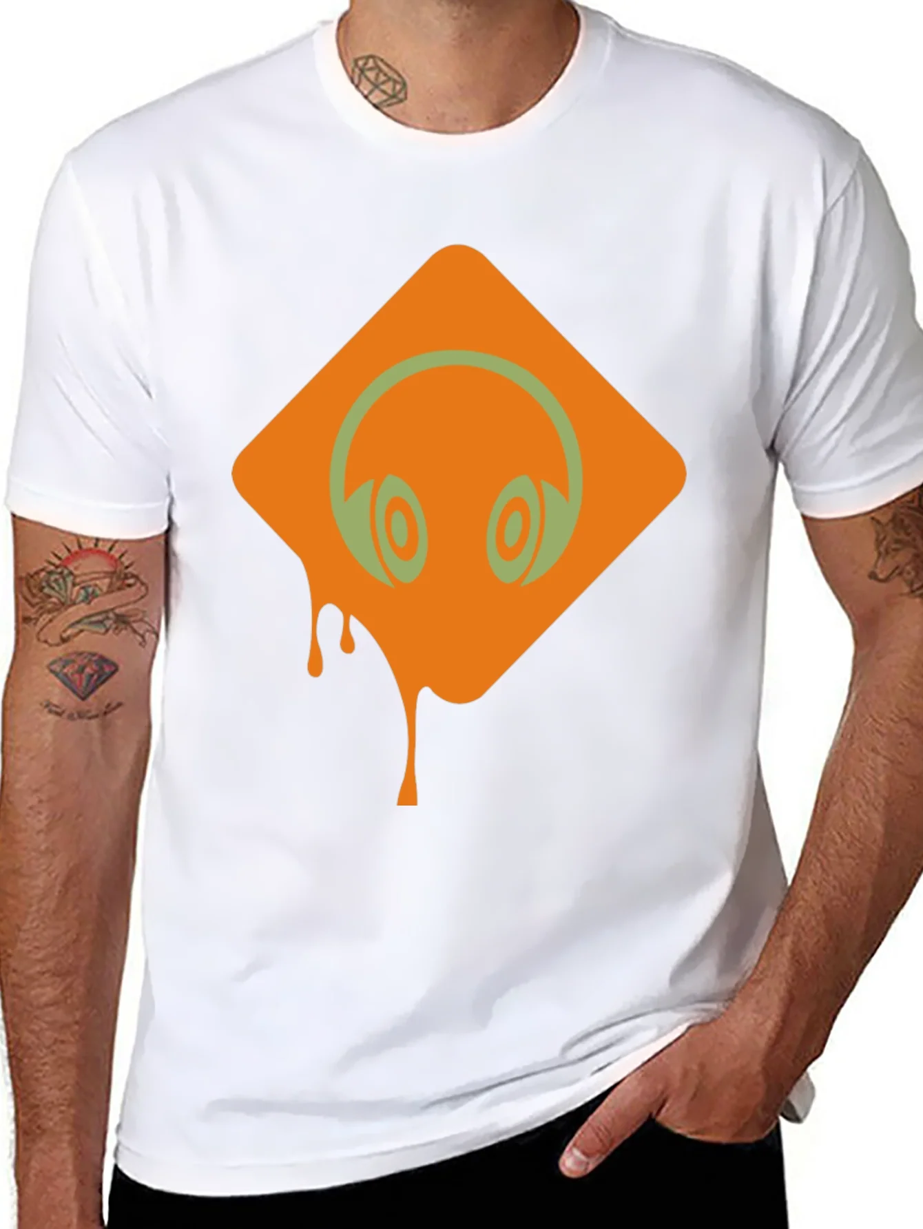 Rebbecca Headphones Graphic Black T-Shirt