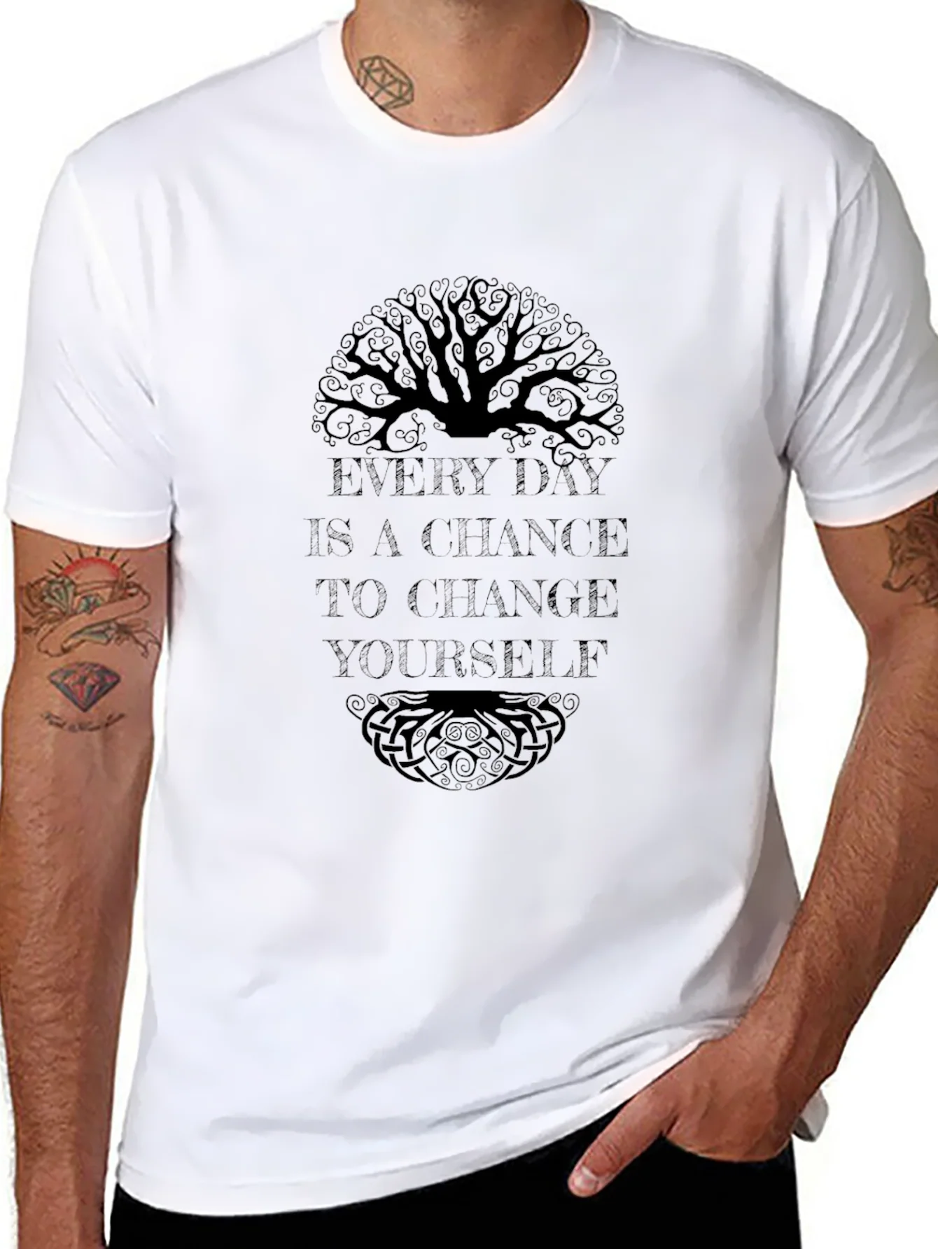 Camiseta Negra: Cada D¨ªa Una Oportunidad