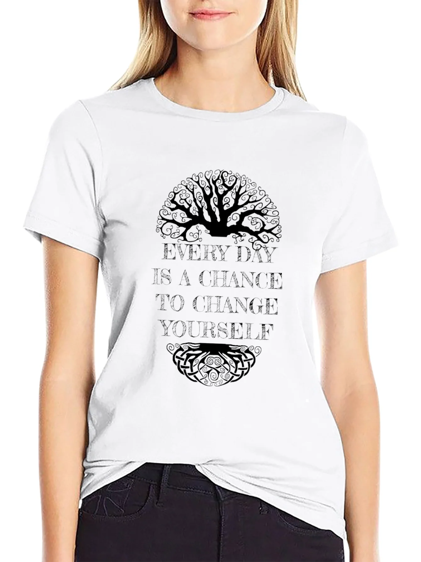 Camiseta Negra: Cada D¨ªa Una Oportunidad