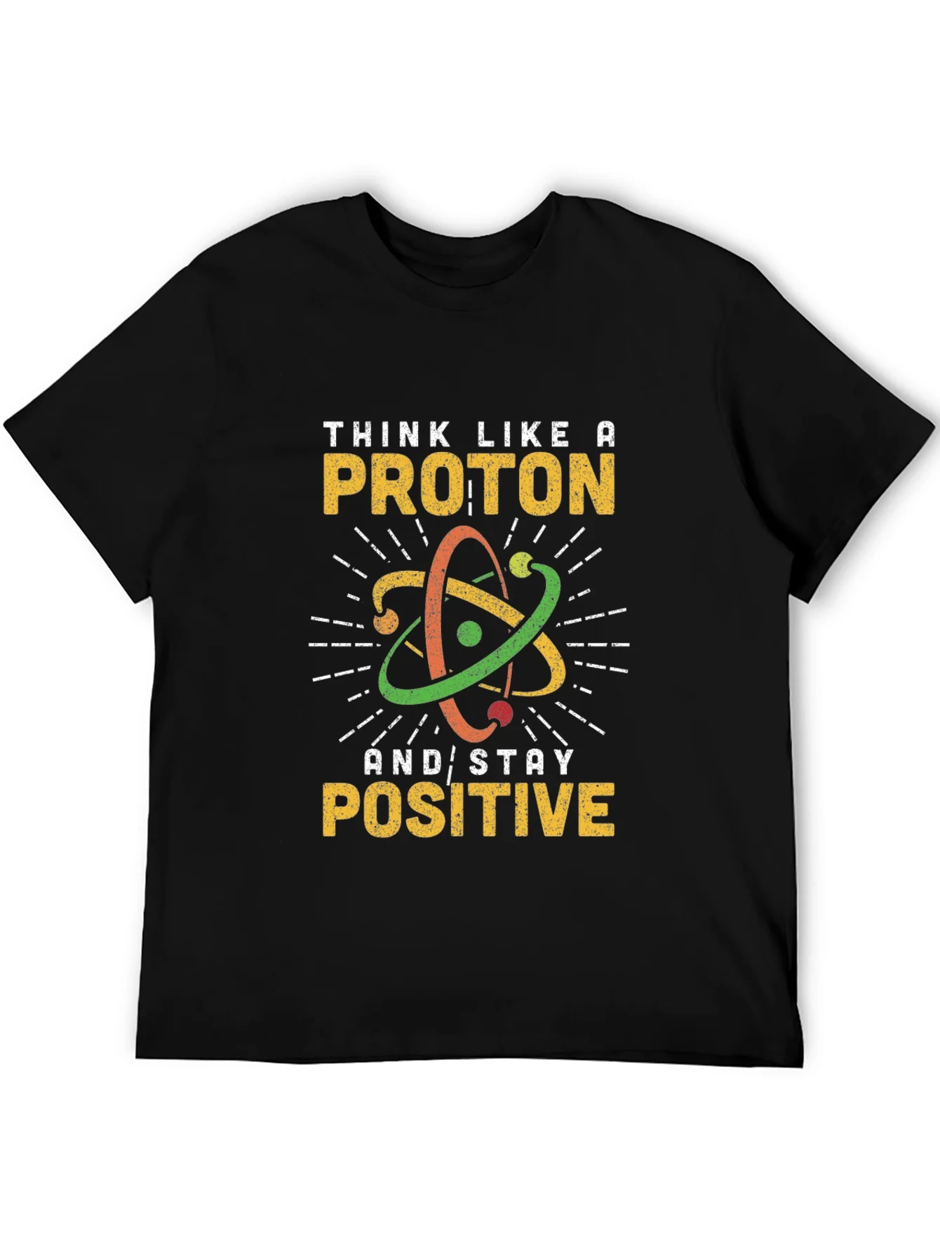 Rebbecca Think Like a Proton Black Graphic Tee