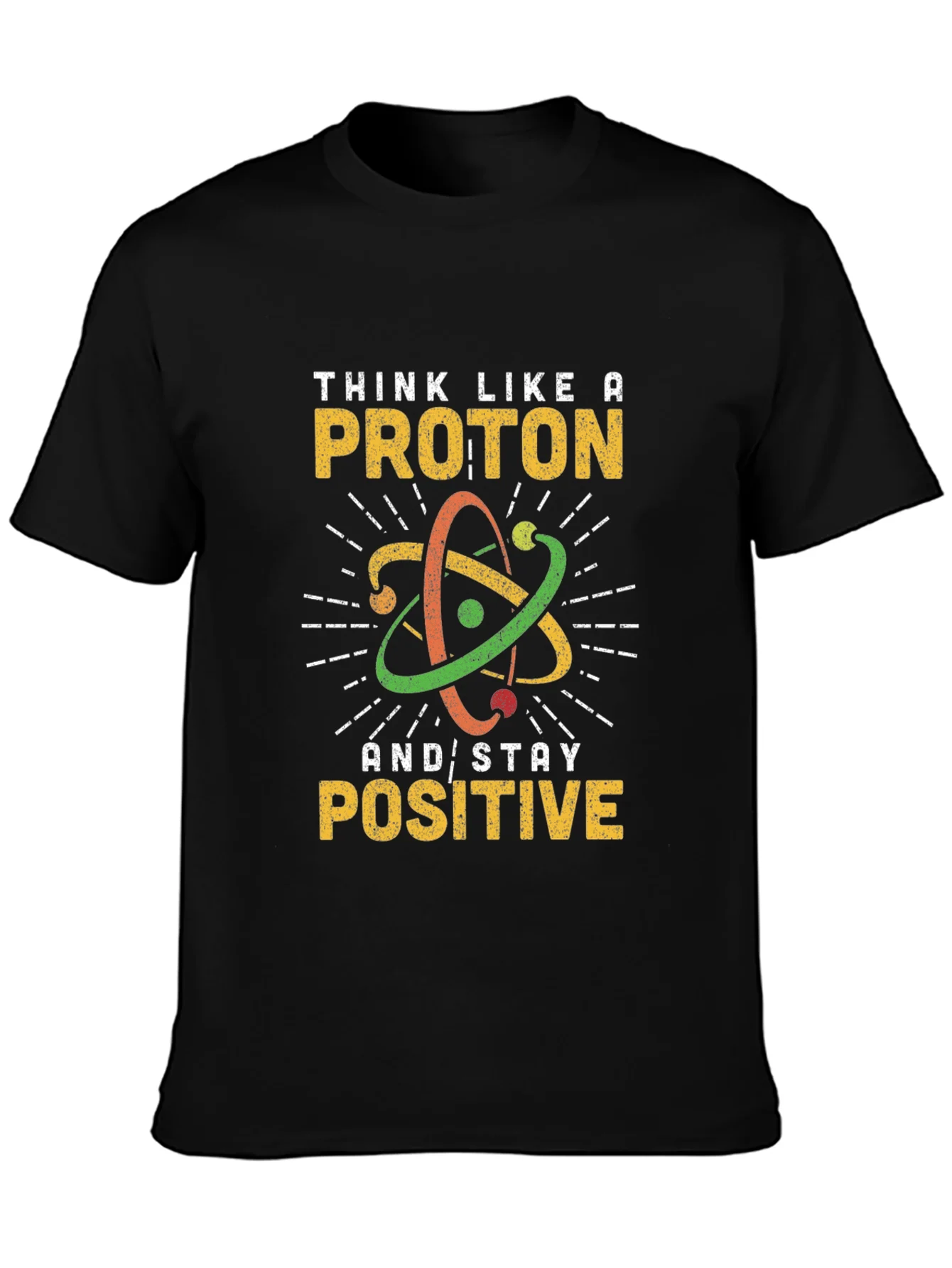 Rebbecca Think Like a Proton Black Graphic Tee
