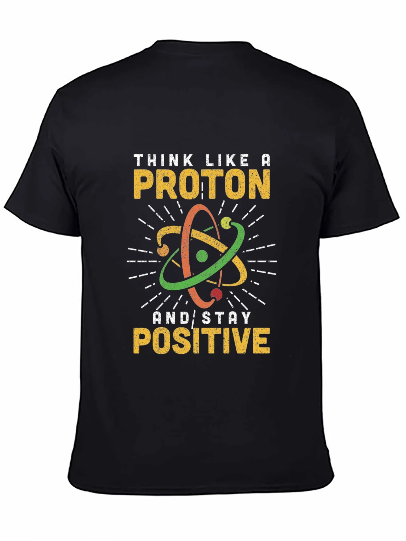 Rebbecca Think Like a Proton Black Graphic Tee