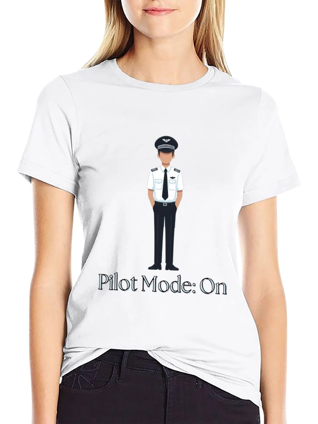 Rebbecca Pilot Mode: On T-Shirt