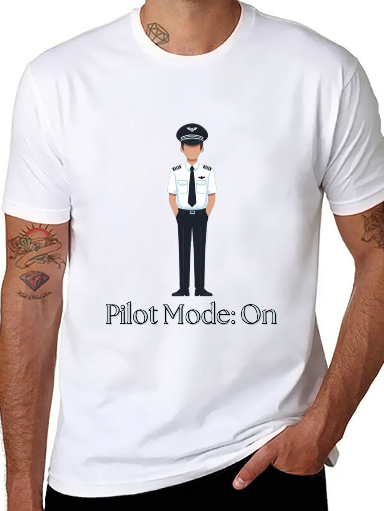 Rebbecca Pilot Mode: On T-Shirt