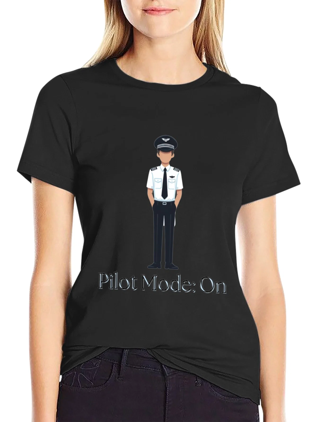 Rebbecca Pilot Mode: On T-Shirt