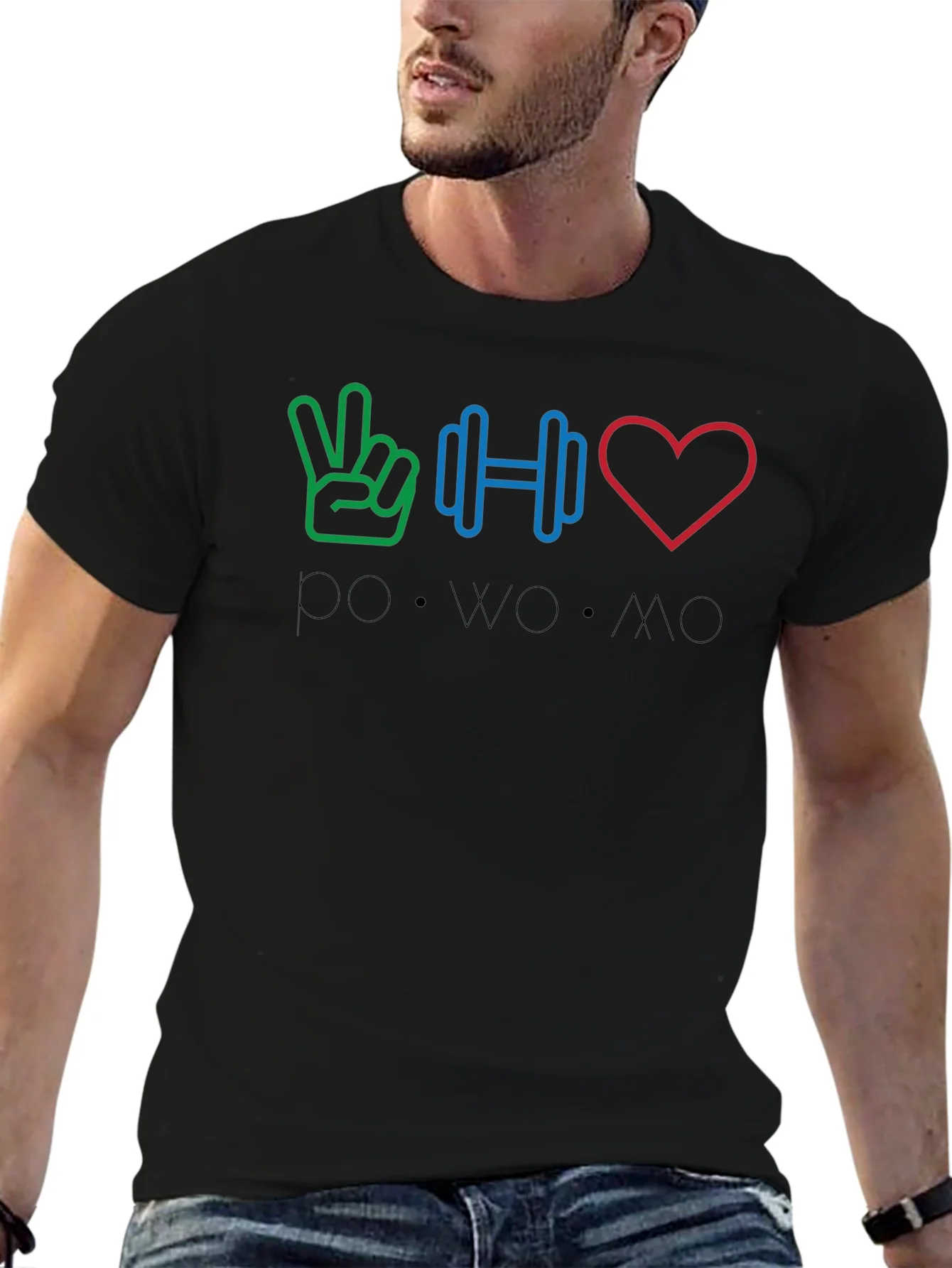 Rebbecca Peace Weights Love - POWOMO T-Shirt
