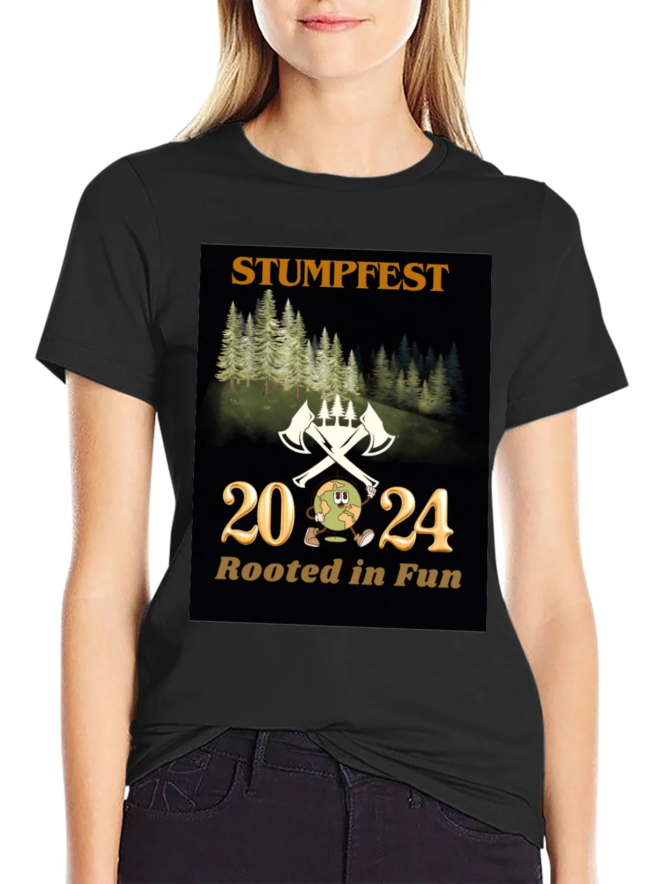 Rebbecca Stumpfest 2024 T-Shirt - Rooted in Fun!