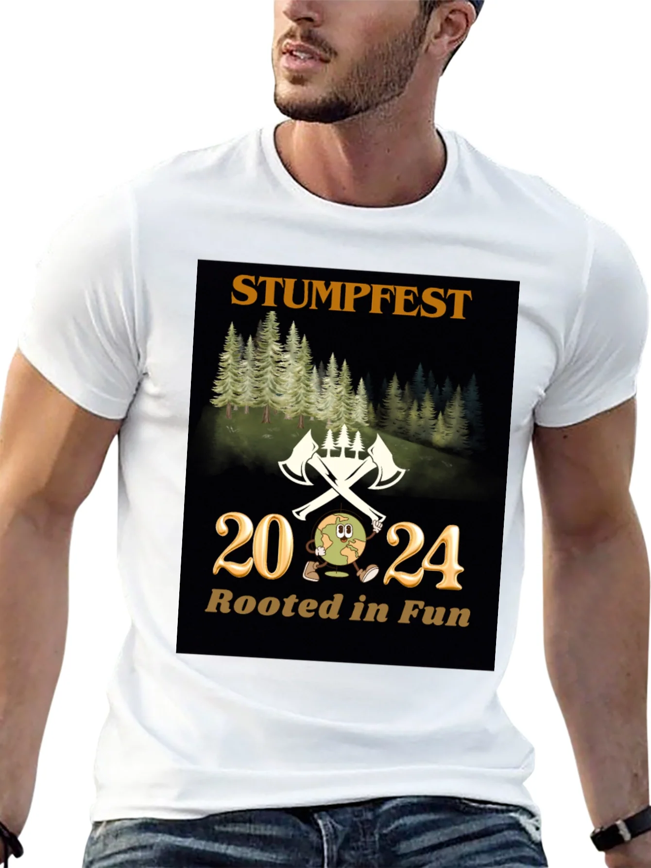 Rebbecca Stumpfest 2024 T-Shirt - Rooted in Fun!