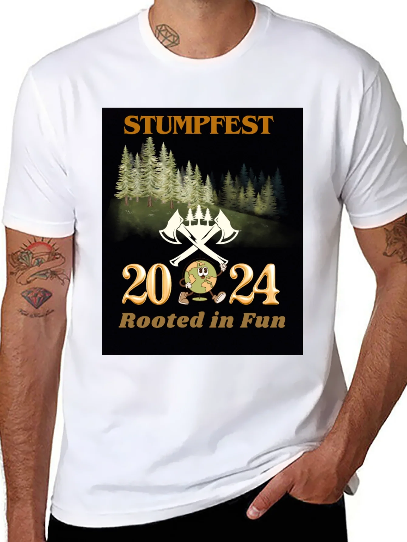 Rebbecca Stumpfest 2024 T-Shirt - Rooted in Fun!