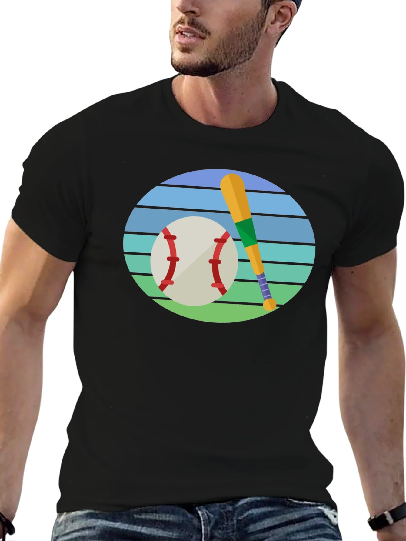 Rebbecca Baseball & Bat Graphic Tee