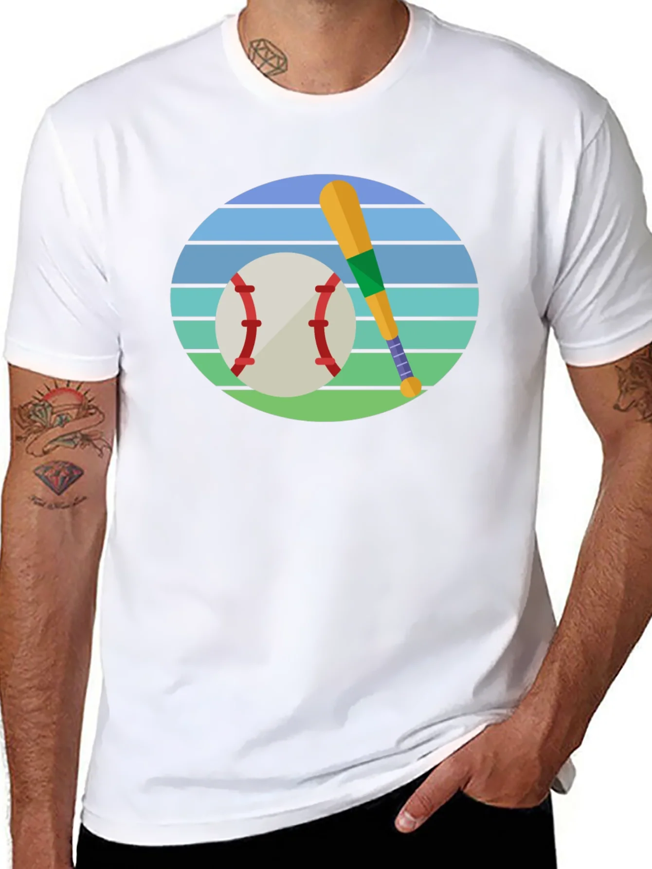 Rebbecca Baseball & Bat Graphic Tee