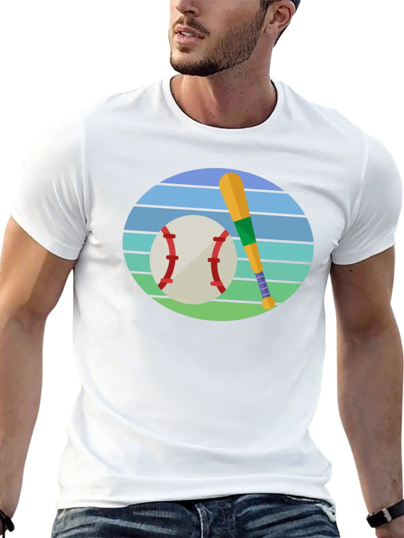 Rebbecca Baseball & Bat Graphic Tee