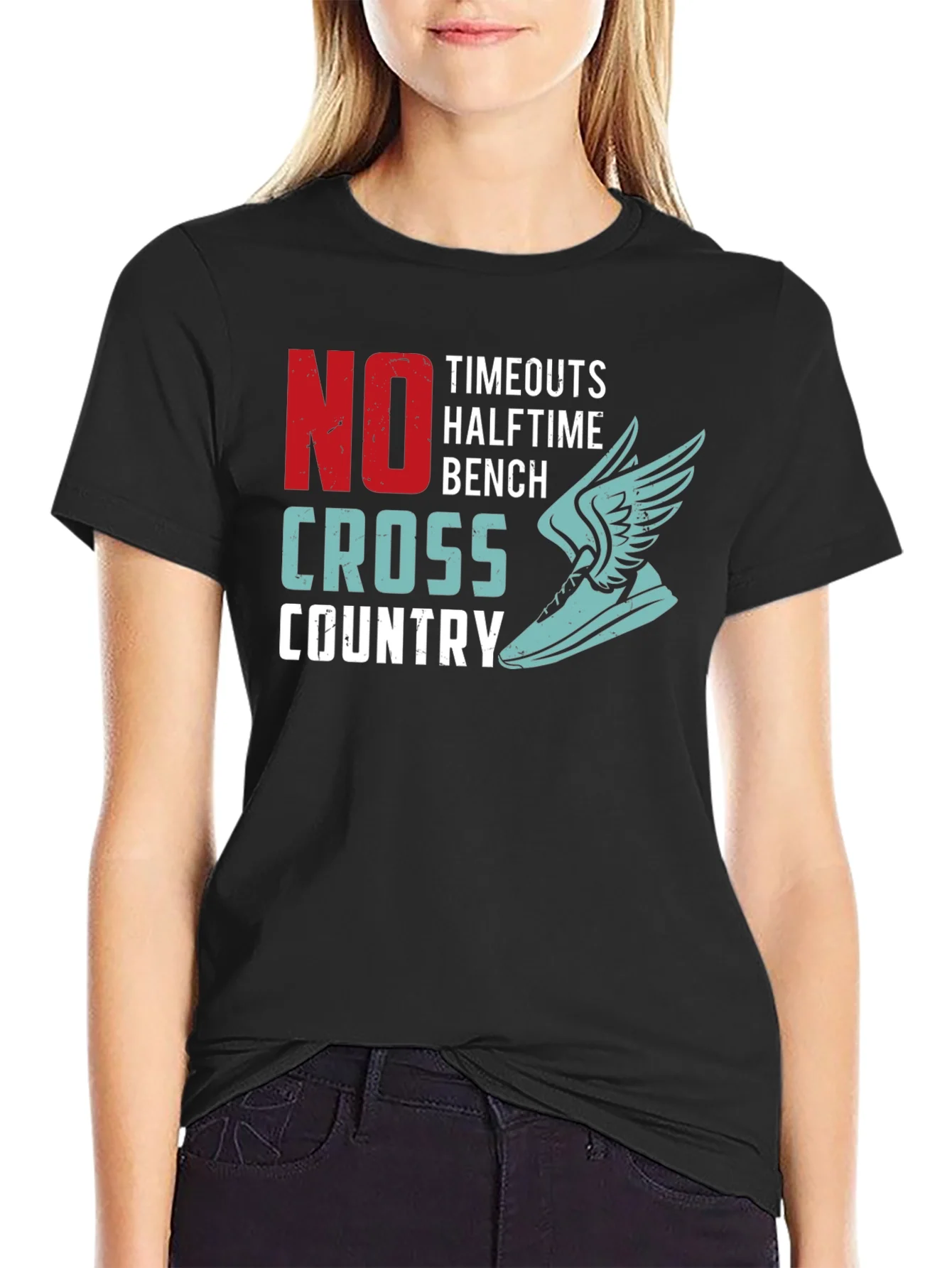 Rebbecca Cross Country Runner T-Shirt - No Timeouts