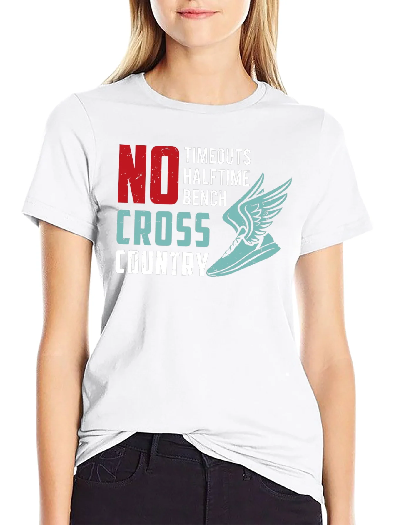 Rebbecca Cross Country Runner T-Shirt - No Timeouts