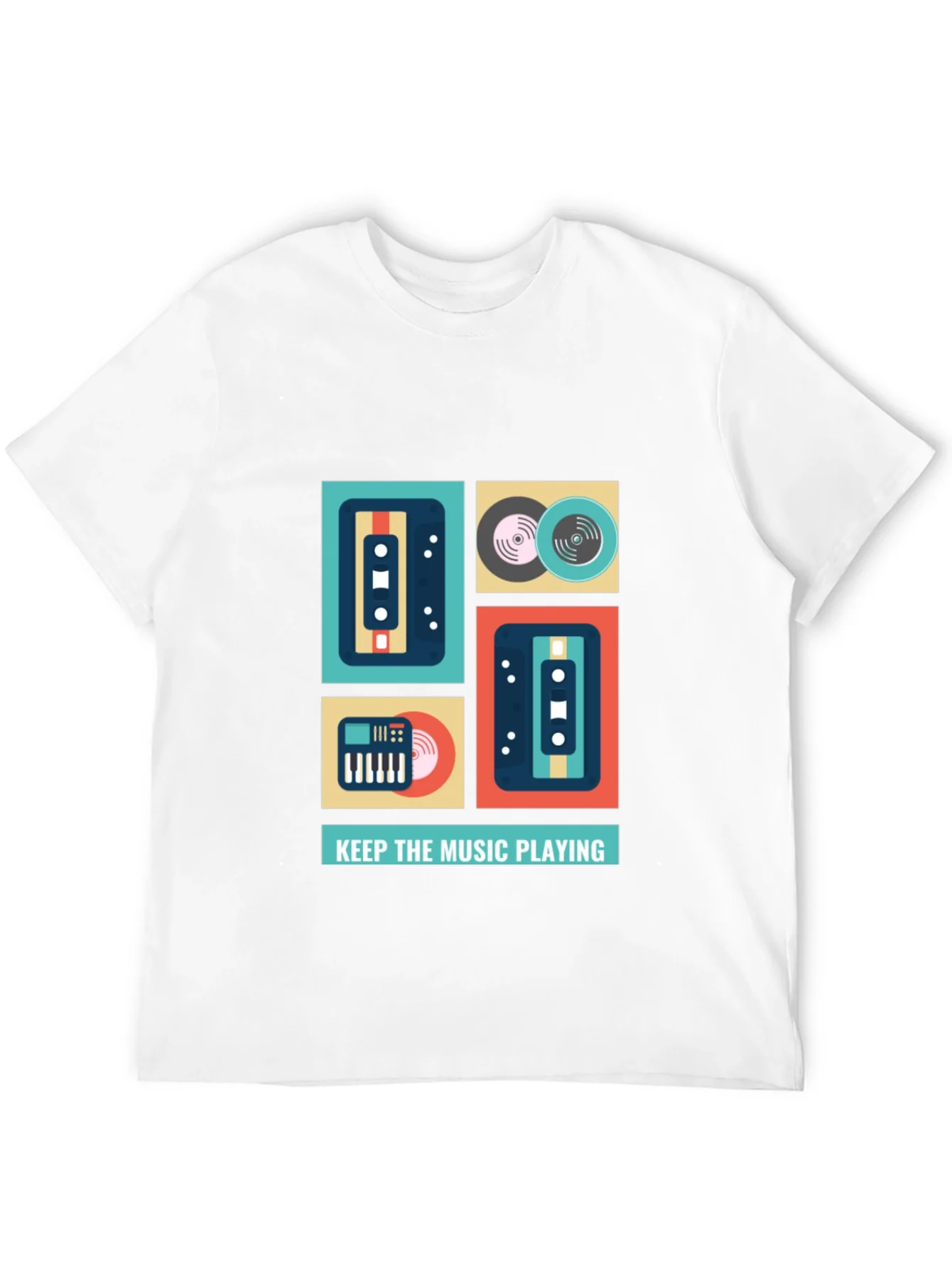 Rebbecca Keep the Music Playing Graphic T-Shirt